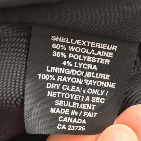 Aritzia Talula Babaton Wool Black Blazer - Picture 4 of 12